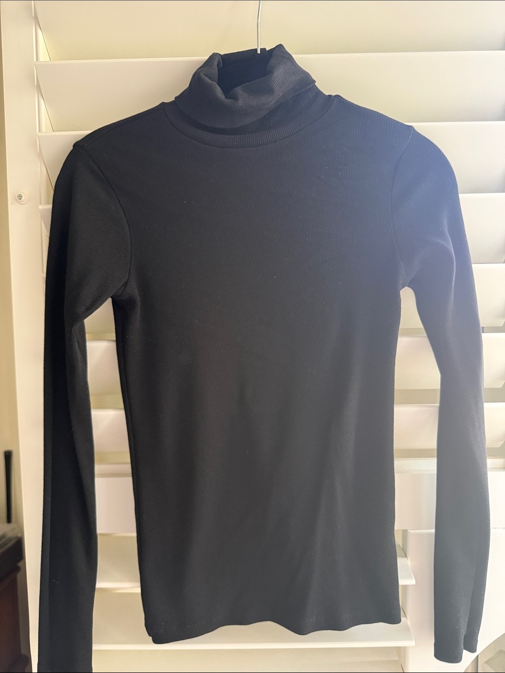 bp Black Long-Sleeve Turtleneck Top - Kids